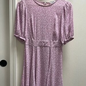 & Other Stories Blush And Cream White Print Mini Dress 👗 Women's size 2